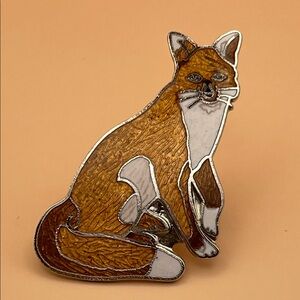 Charming Fox Enamel Pin C46